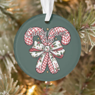 Adorno Tripulación de bastón de caramelo Navidades Elegan