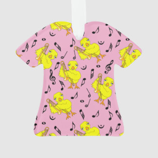 Adorno Trombone Chick Music Notes