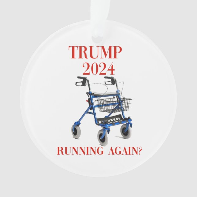 Adorno ¿Trump 2024 vuelve a correr? (Anverso)