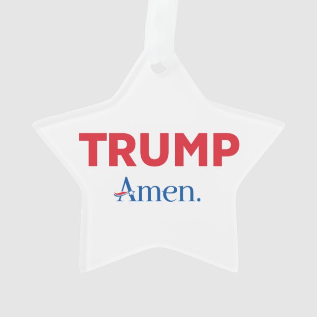 Adorno TRUMP Amen. (Reverso)