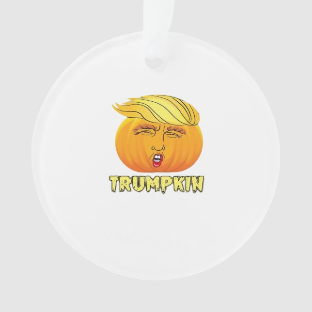 Adorno Trumpkin - Calabaza buena asustadiza (Anverso)