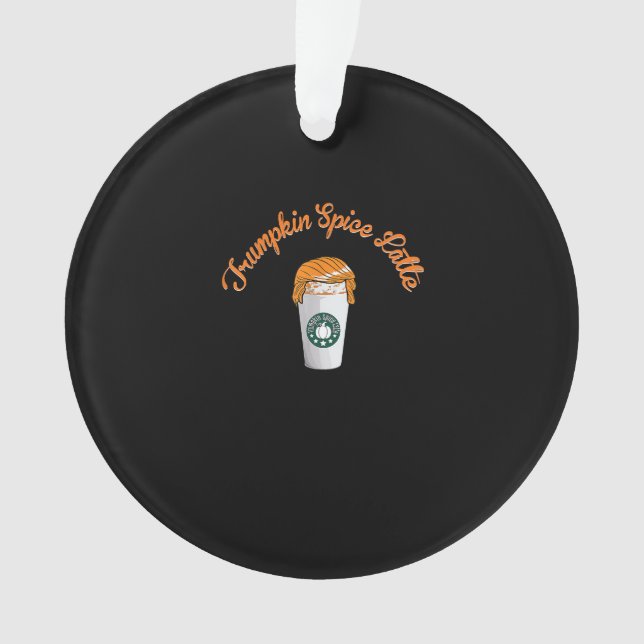 Adorno Trumpkin Calabaza Spice latente café feriado (Anverso)
