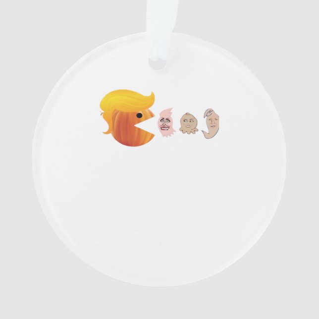 Adorno Trumpkin comiendo el clásico demócrata - Salón sat (Anverso)