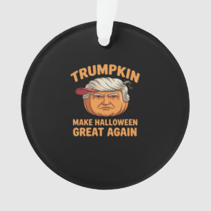 Adorno Trumpkin de Halloween vuelve a hacer que Halloween