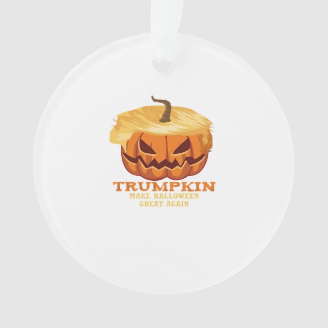 Adorno Trumpkin Funny Calabaza Halloween - disfraz clásic (Anverso)