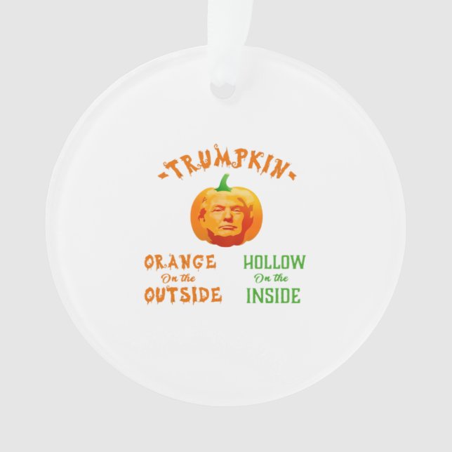Adorno Trumpkin Funny Halloween Classic (Anverso)