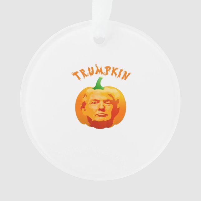 Adorno Trumpkin Funny Halloween - Spooky Parody Edition (Anverso)