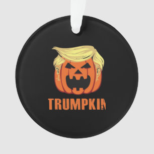 Adorno Trumpkin hace Halloween