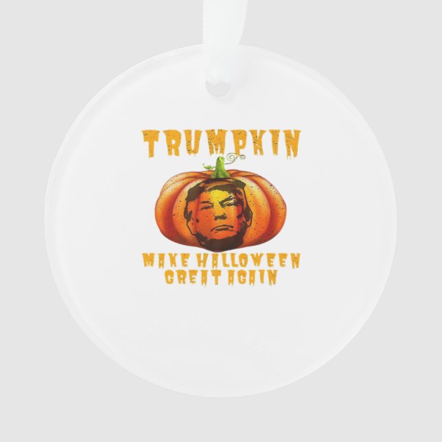 Adorno Trumpkin hace que Halloween sea grande de nuevo Gr (Anverso)