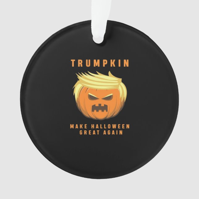 Adorno Trumpkin hace que Halloween sea grande otra vez (Anverso)