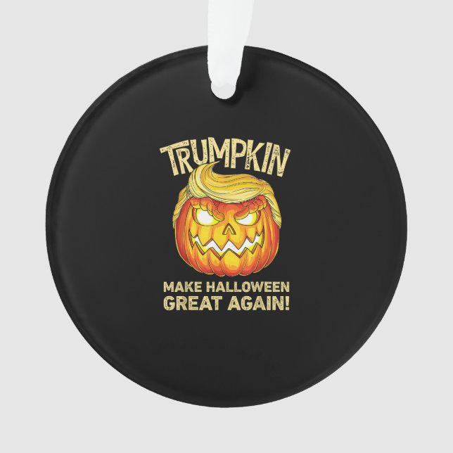 Adorno Trumpkin hace que Halloween sea grande otra vez ca (Anverso)