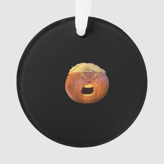 Adorno Trumpkin - Halloween divertido (Anverso)