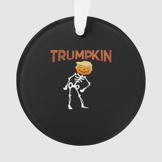 Adorno Trumpkin Halloween Funny Classic (Anverso)