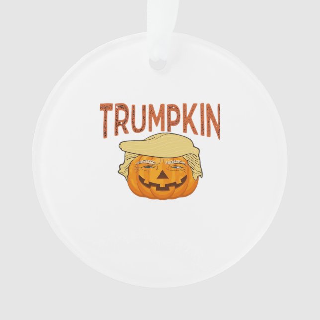 Adorno Trumpkin Halloween Funny Classic - Sloll Mask Desi (Anverso)
