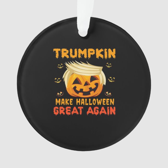 Adorno Trumpkin - Haz que Halloween sea grande otra vez (Anverso)