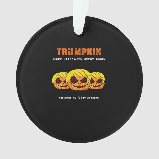 Adorno Trumpkin - Haz que Halloween sea grande otra vez (Anverso)