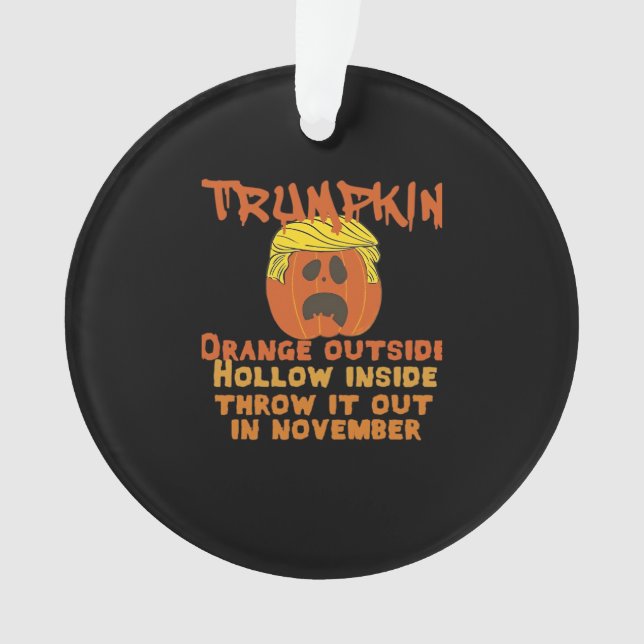 Adorno Trumpkin interior Tira hacia fuera Noviembre clási (Anverso)