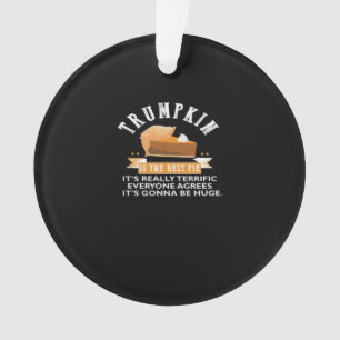 Adorno Trumpkin Pie Que El Día De Acción De Gracias Vuelv