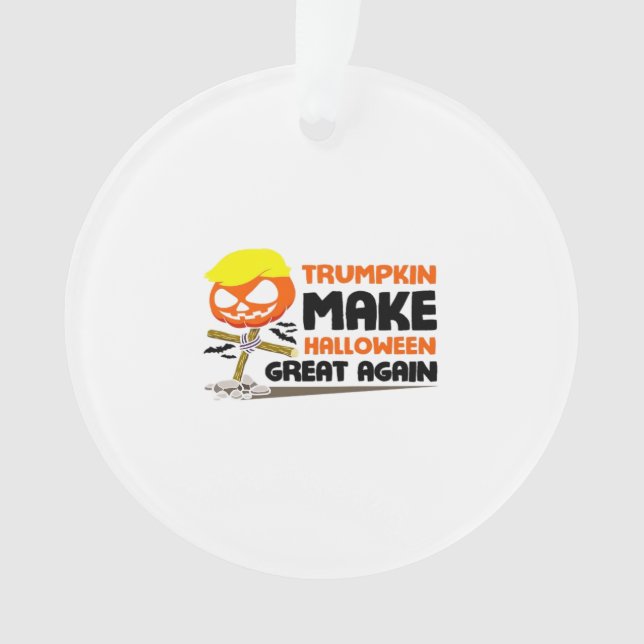 Adorno Trumpkin Pumpkin Halloween Classic (Anverso)