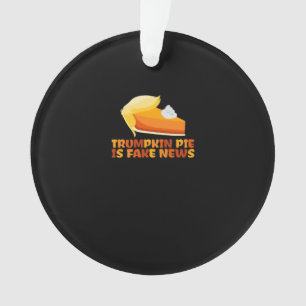 Adorno Trumpkin Pumpkin Pie Funny Thankending