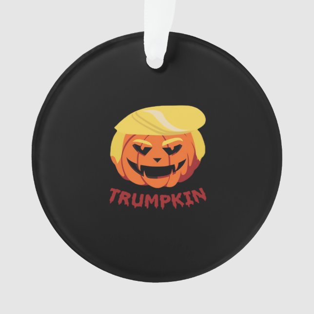 Adorno Trumpkin Scary Halloween Gift Classic (Anverso)