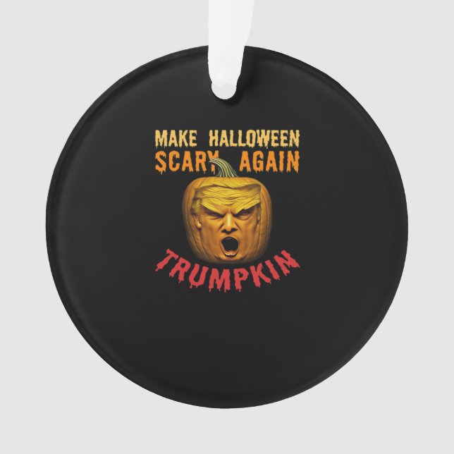 Adorno Trumpkin vuelve a asustar a Halloween - Funny Dona (Anverso)
