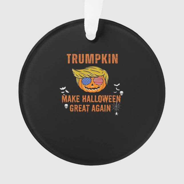 Adorno Trumpkin vuelve a hacer grande a Halloween (Anverso)