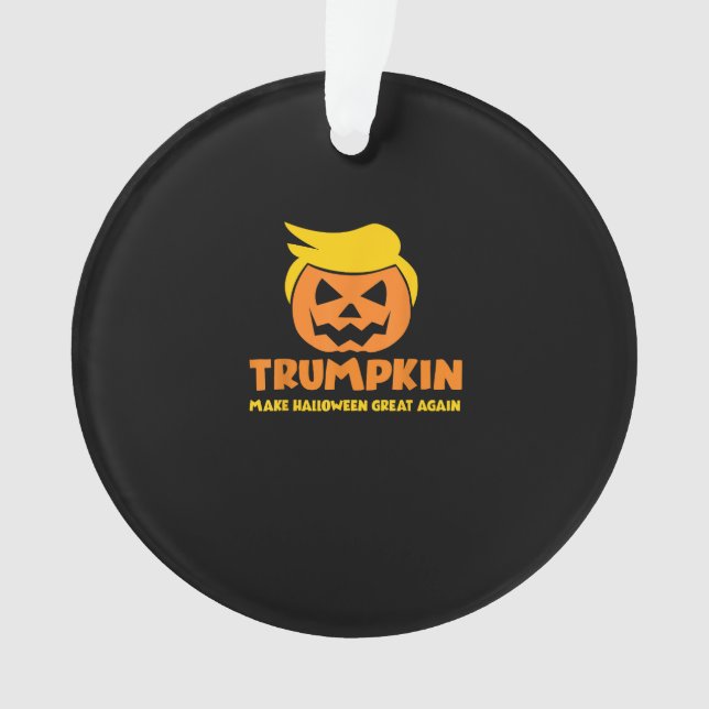 Adorno Trumpkin vuelve a hacer grande a Halloween (Anverso)