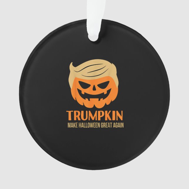 Adorno Trumpkin vuelve a hacer grande a Halloween (Anverso)