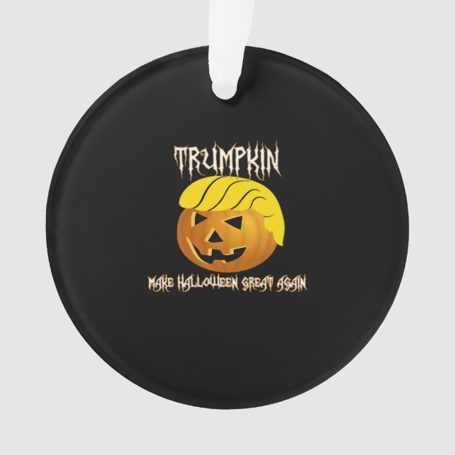 Adorno Trumpkin vuelve a hacer grande a Halloween (Anverso)