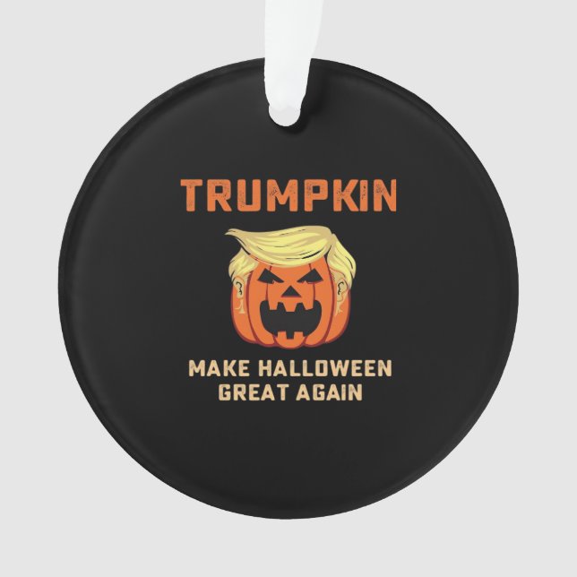 Adorno Trumpkin vuelve a hacer grande a Halloween - Bomba (Anverso)