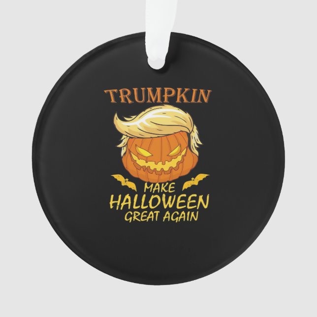 Adorno Trumpkin vuelve a hacer grande a Halloween - Retro (Anverso)