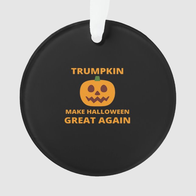 Adorno Trumpkin vuelve a hacer grande a Halloween, Trumpk (Anverso)