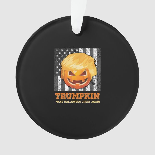 Adorno Trumpkin vuelve a hacer que Halloween sea grande (Anverso)