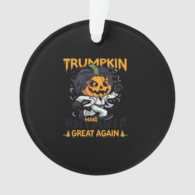 Adorno Trumpkin vuelve a hacer que Halloween sea grande (Anverso)
