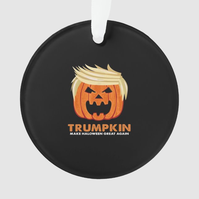 Adorno Trumpkin vuelve a hacer que Halloween sea un gran  (Anverso)