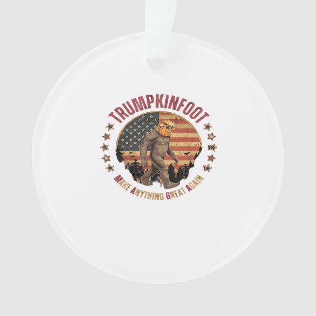 Adorno Trumpkinfoot Bigfoot Trumpkin hace todo grande (Anverso)