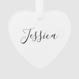 Adorno Tu nombre | Guión elegante