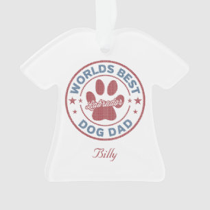 Adorno Tu nombre perro papá Labrador suéter feo