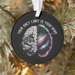 Adorno Tu único límite es tu mente: Cita motivacional