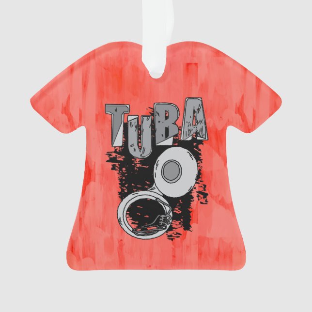 Adorno Tuba y texto esquemáticos (Anverso)