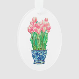 Adorno Tulipanes en Delft Pot