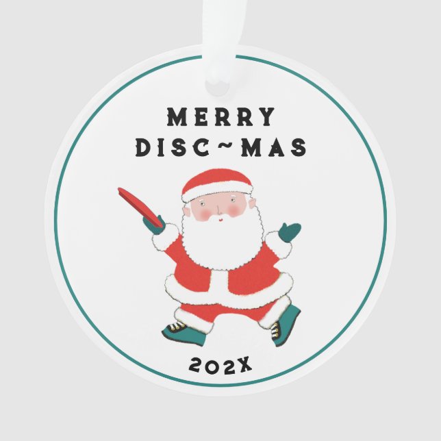 Adorno Ultimate Frisbee Holiday Gift (Anverso)