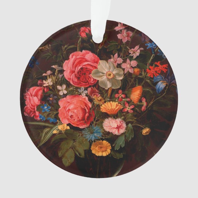 Adorno Un Bouquet de flores de Clara Peeters: (Anverso)