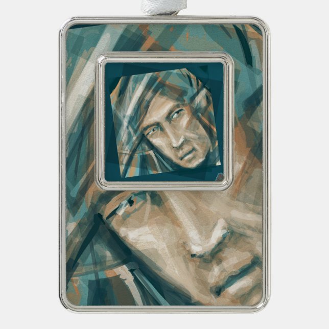 Adorno Un elfo verde desafiante (Anverso)