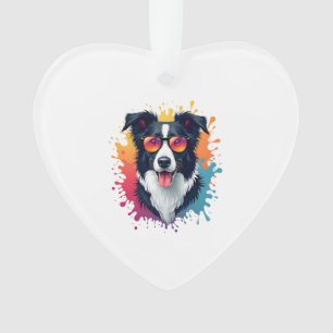 Adorno Un perro lindo Border Collie [RB#10009] 