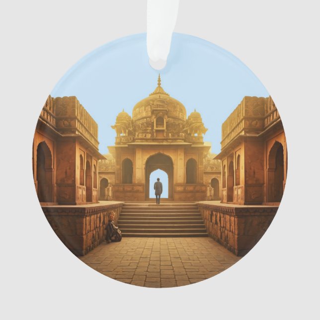 Adorno Un vistazo a la futurista metrópolis india (Anverso)