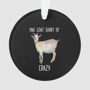 Adorno Una Cabra Corta De Crazy Grasa