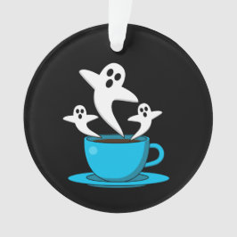 Adorno Una copa de café para fumar fantasma