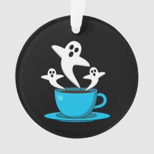 Adorno Una copa de café para fumar fantasma
